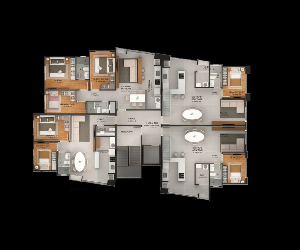 Apartamento, 3 quartos, 140 m² - Foto 6