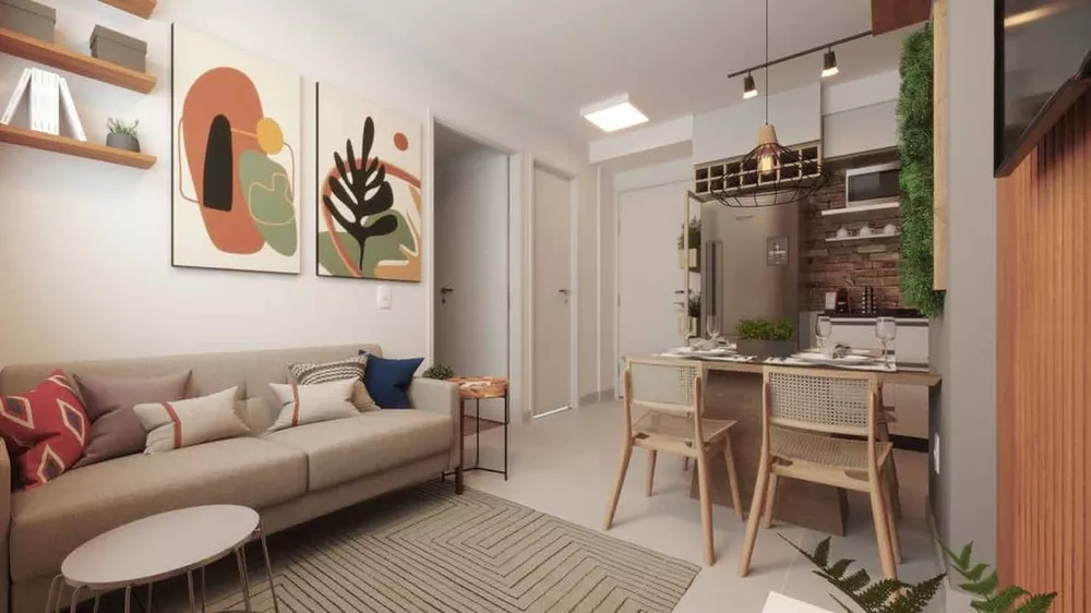 Apartamento à venda com 2 quartos, 33m² - Foto 2