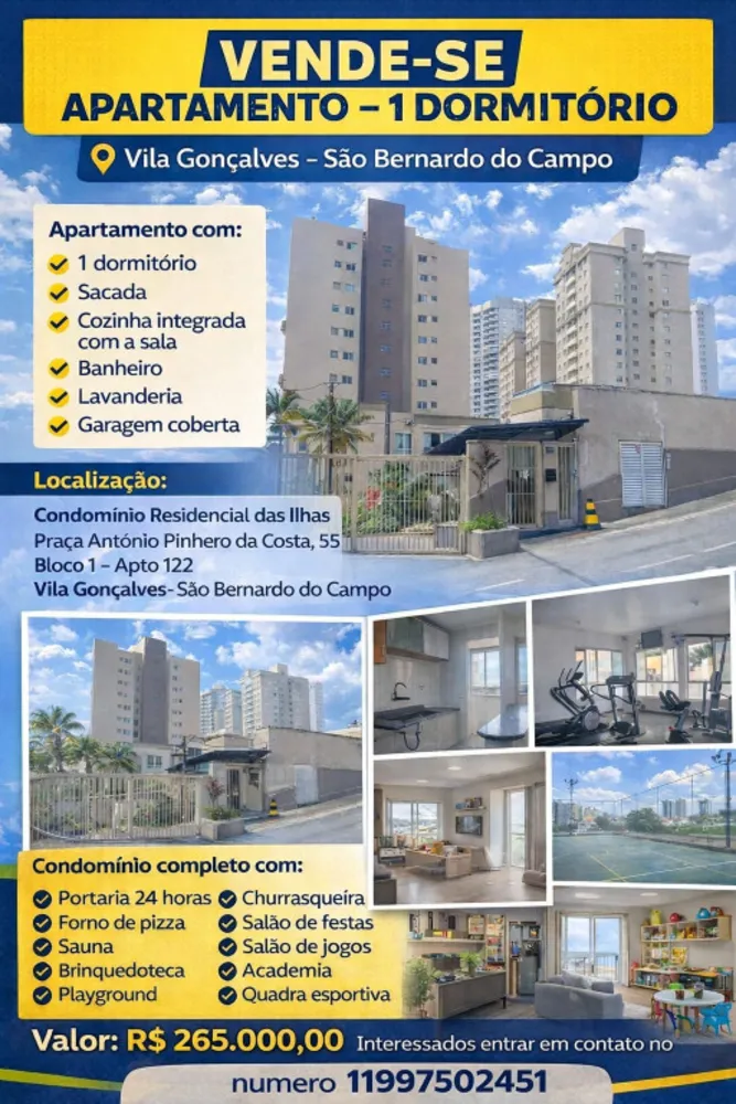 Apartamento, 1 quarto, 41 m² - Foto 1