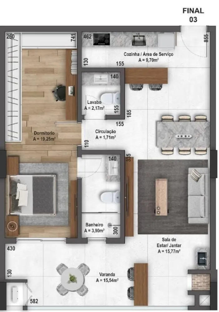 Apartamento, 4 quartos, 144 m² - Foto 15