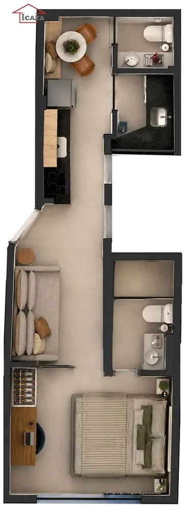 Apartamento, 1 quarto, 35 m² - Foto 18