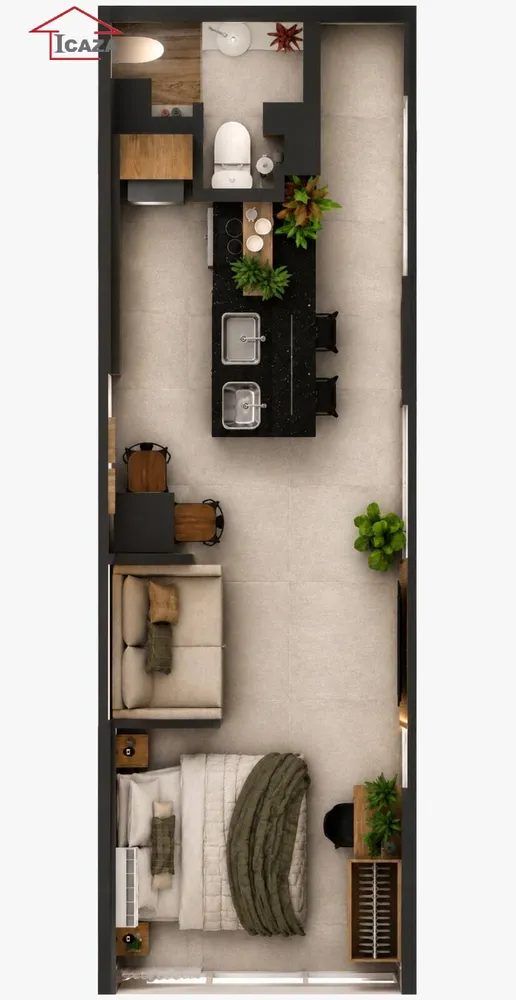 Apartamento, 1 quarto, 31 m² - Foto 6