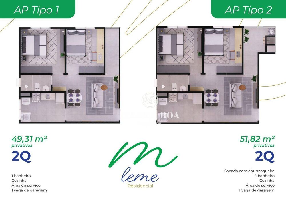 Apartamento, 2 quartos, 49 m² - Foto 4