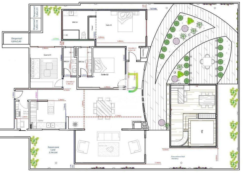 Apartamento, 3 quartos, 322 m² - Foto 3