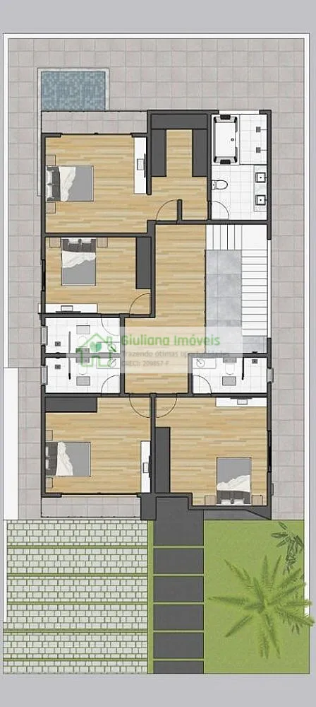 Casa de Condomínio, 4 quartos - Foto 1