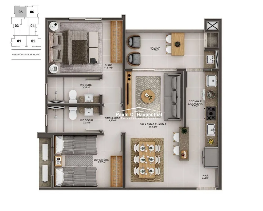 Apartamento, 2 quartos, 71 m² - Foto 10