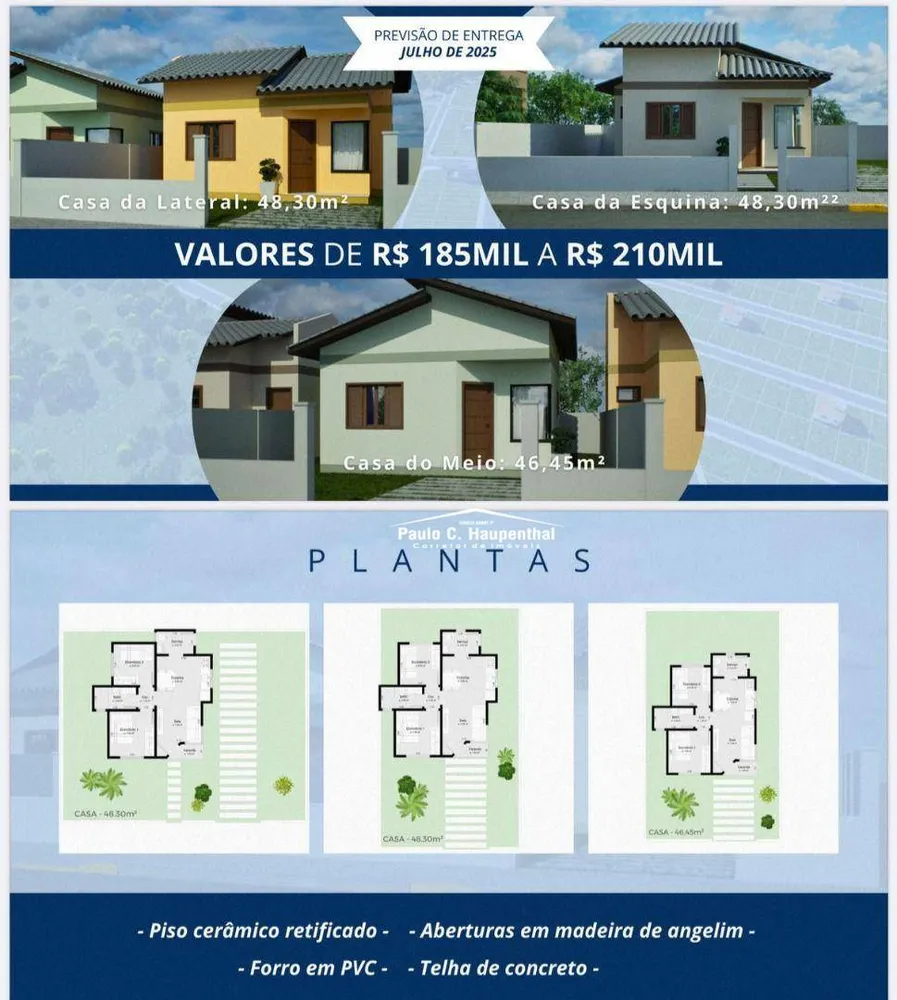 Casa, 2 quartos, 48 m² - Foto 1