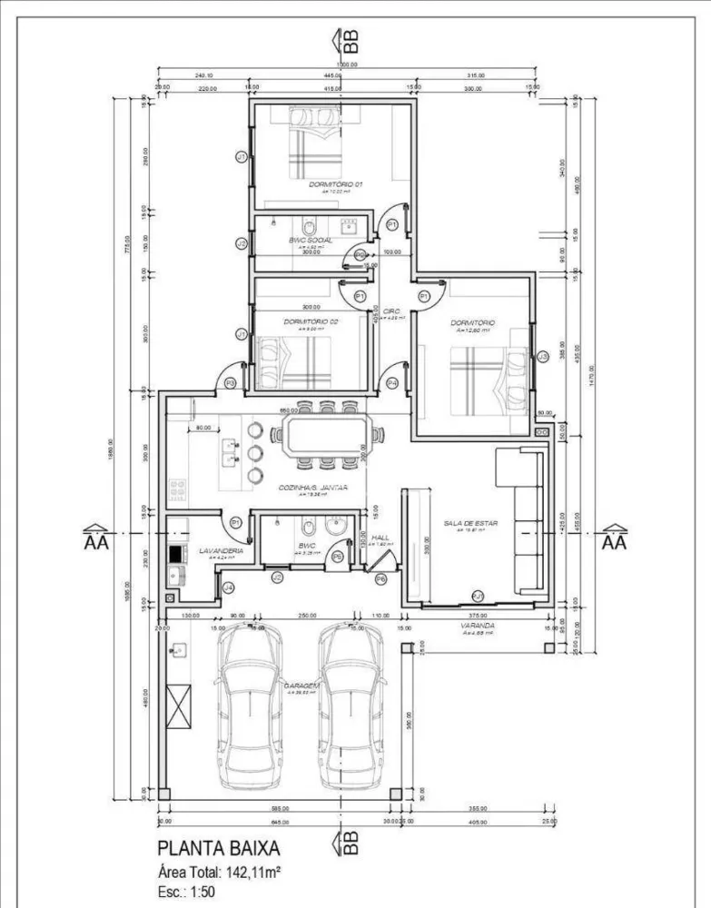Casa, 3 quartos, 142 m² - Foto 7