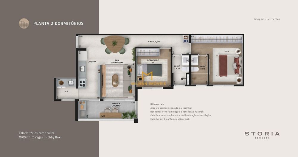 Apartamento, 2 quartos, 114 m² - Foto 4