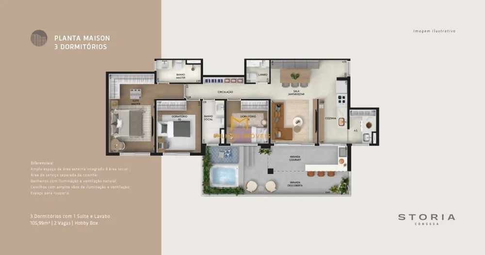 Apartamento, 2 quartos, 114 m² - Foto 11