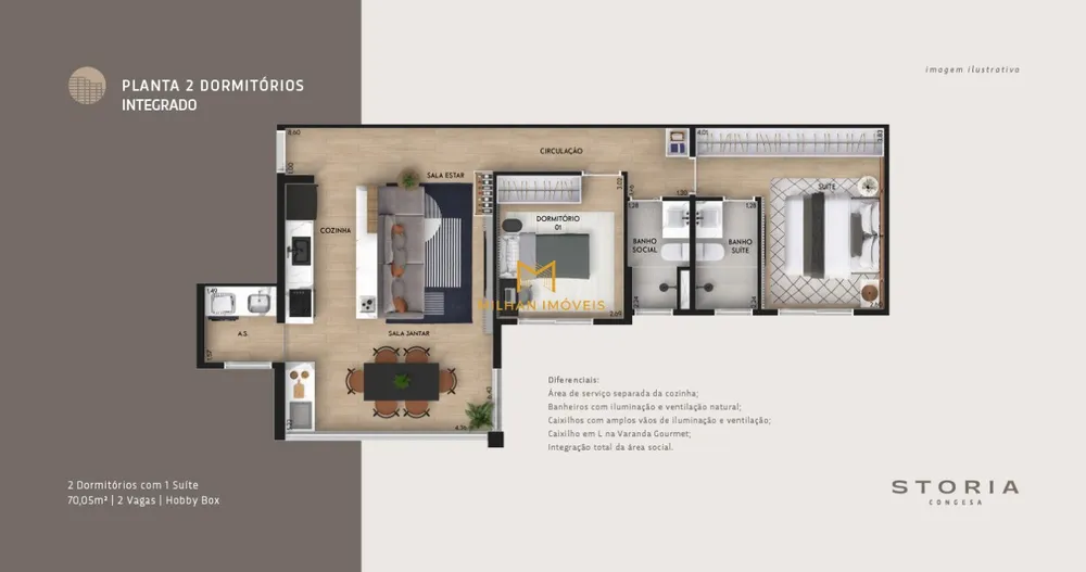 Apartamento, 2 quartos, 114 m² - Foto 15