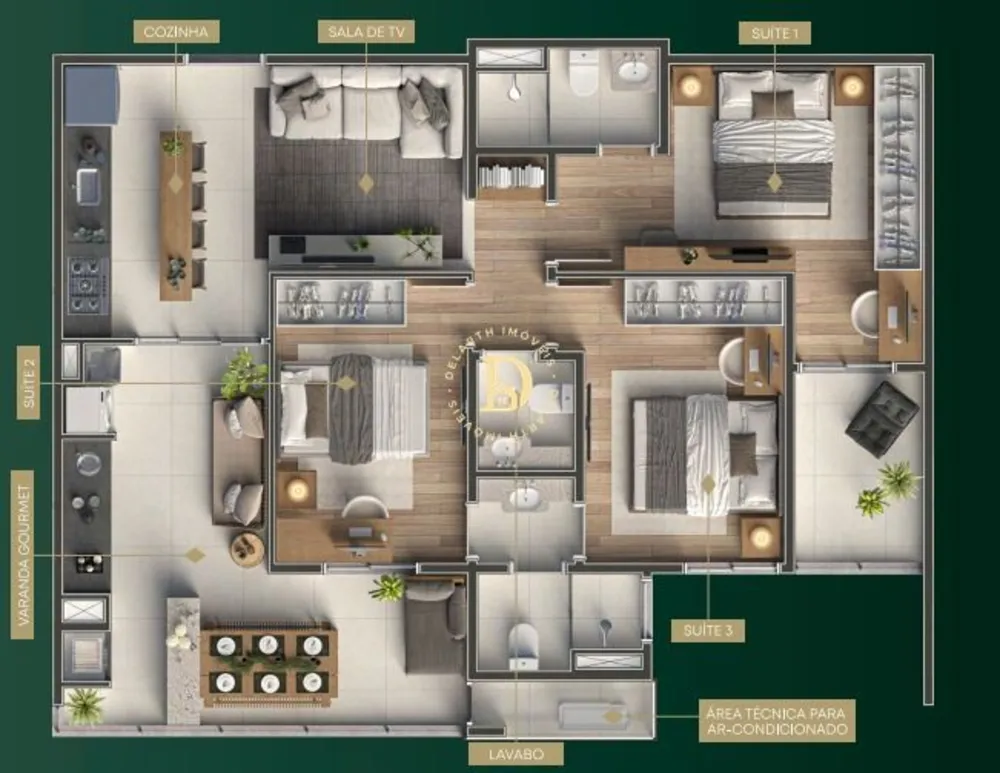 Apartamento, 3 quartos, 85 m² - Foto 6