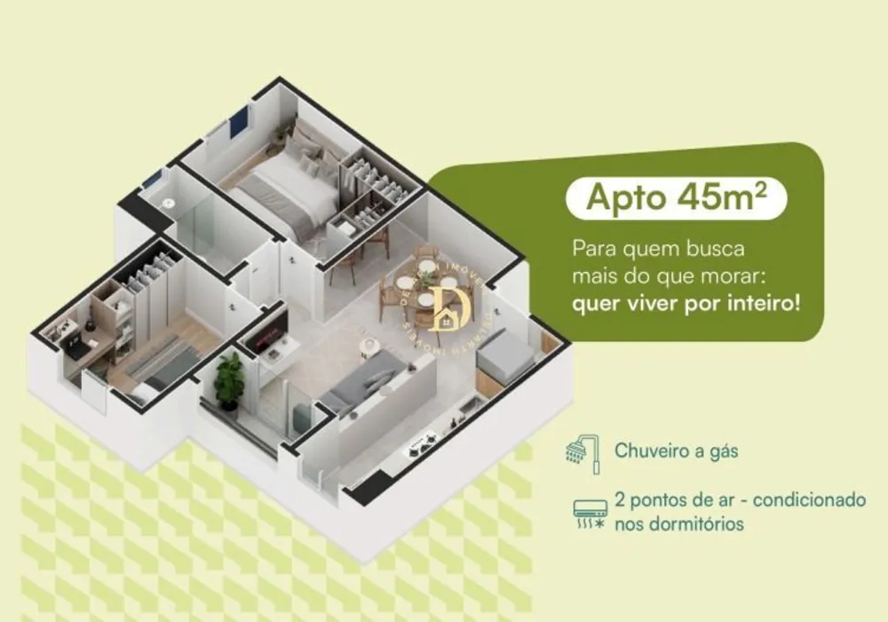 Apartamento, 2 quartos, 42 m² - Foto 8
