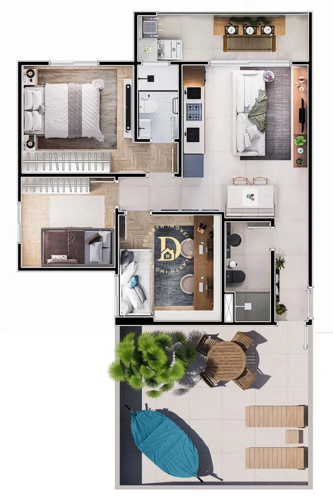 Apartamento, 1 quarto, 42 m² - Foto 16