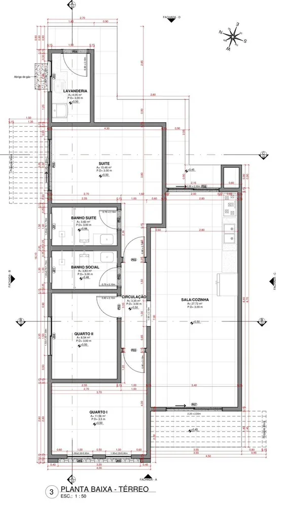 Casa, 3 quartos, 91 m² - Foto 1