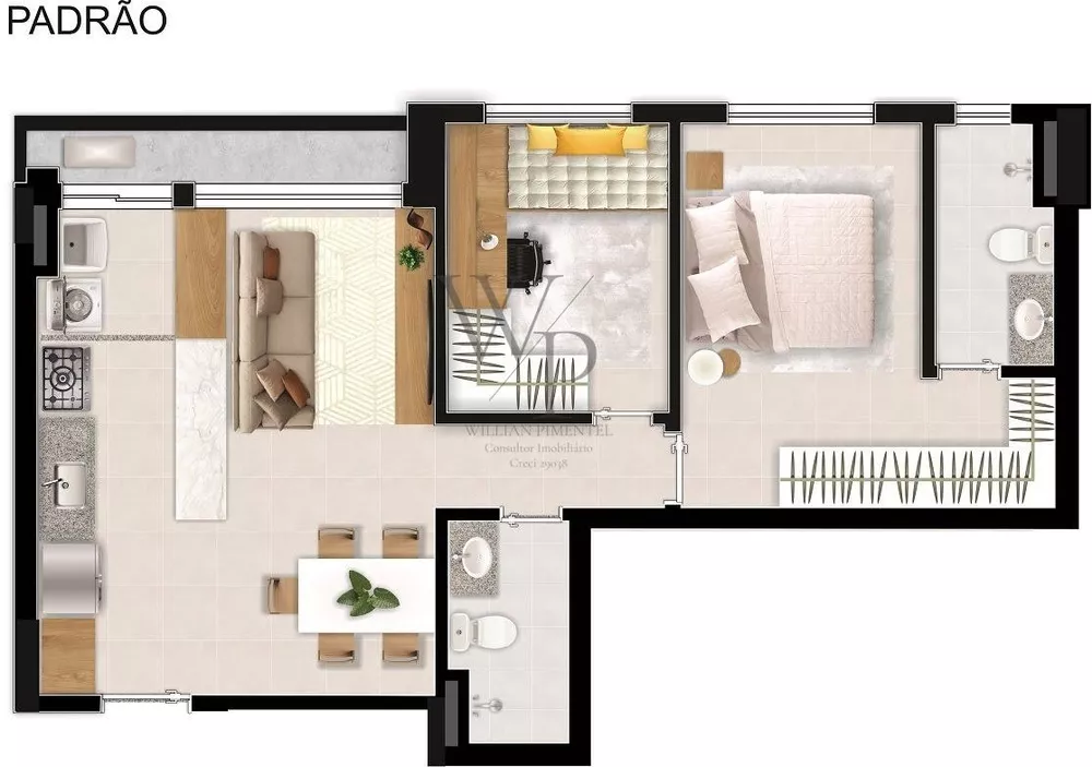 Apartamento, 2 quartos, 62 m² - Foto 7