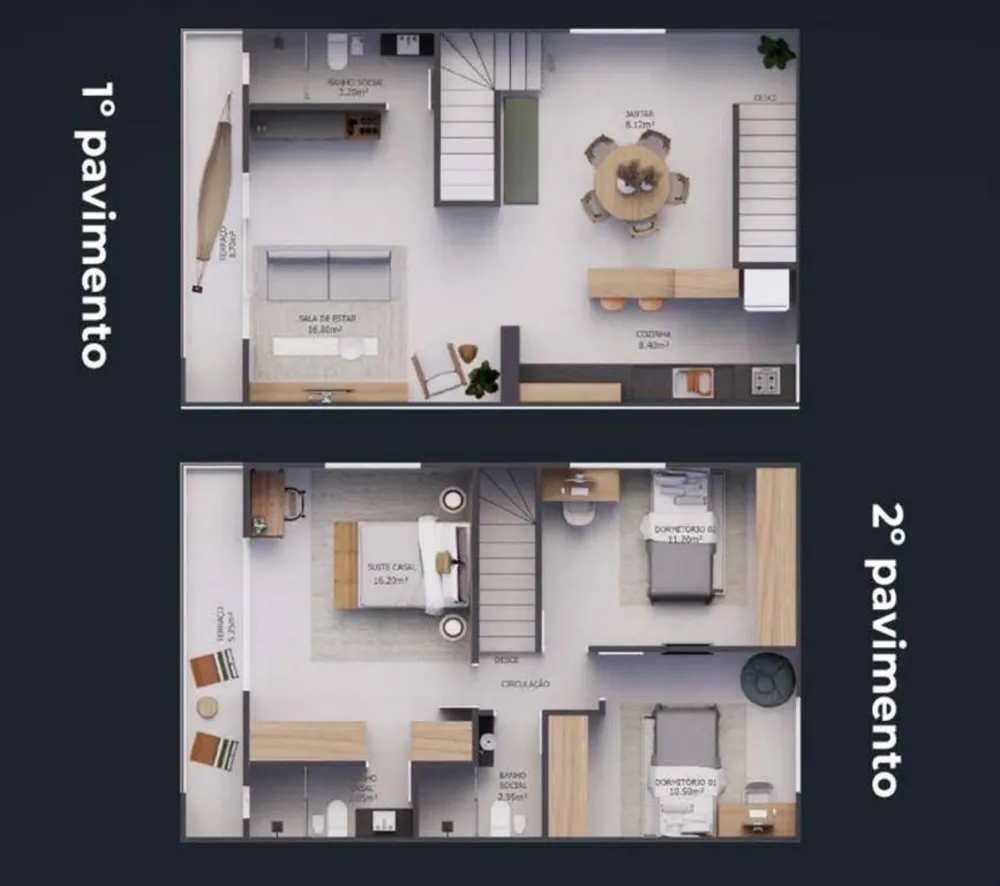 Sobrado, 3 quartos, 124 m² - Foto 5