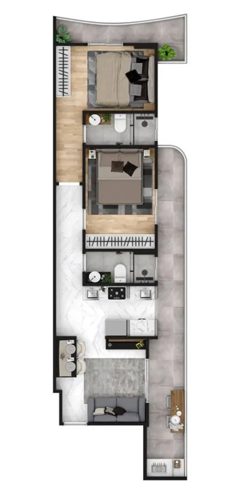 Apartamento, 2 quartos, 62 m² - Foto 13