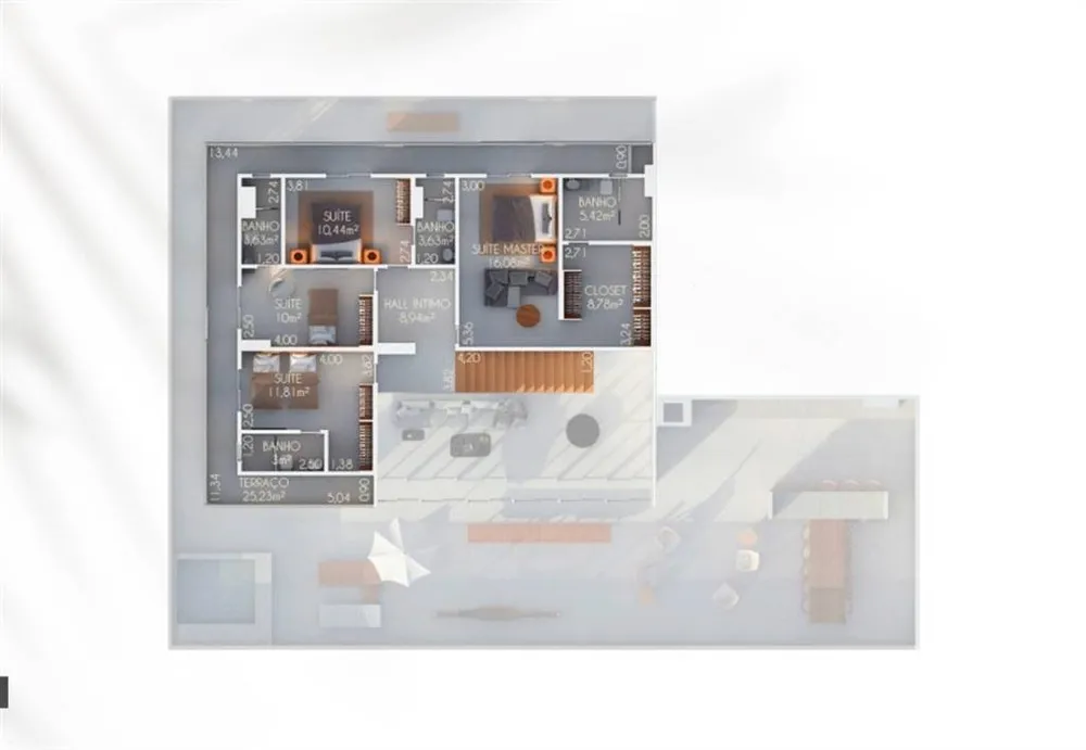 Cobertura, 4 quartos, 317 m² - Foto 2