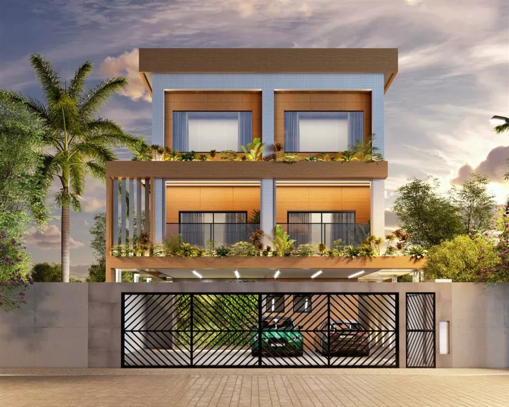 Sobrado, 2 quartos, 58 m² - Foto 1