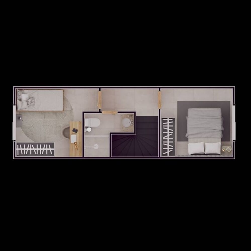 Sobrado, 2 quartos, 52 m² - Foto 4
