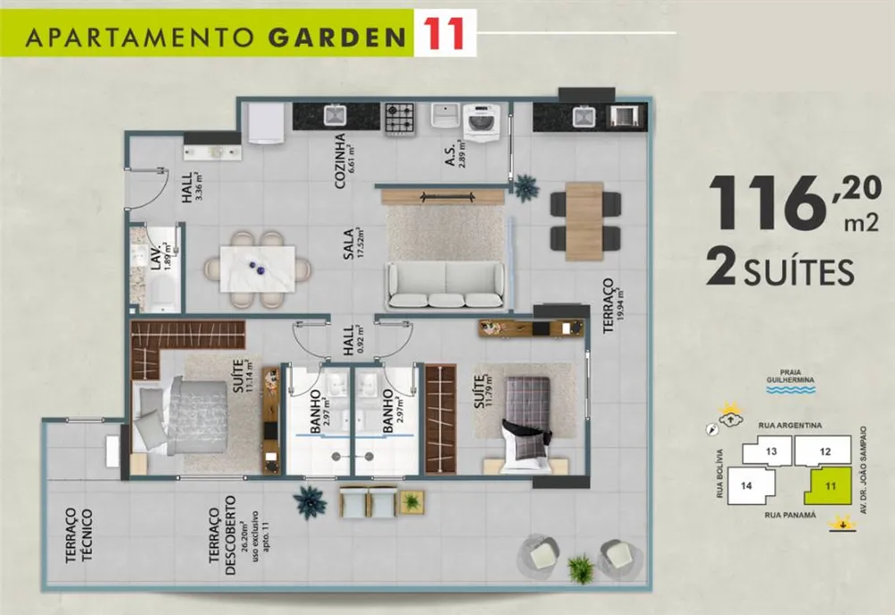 Apartamento, 2 quartos, 90 m² - Foto 16