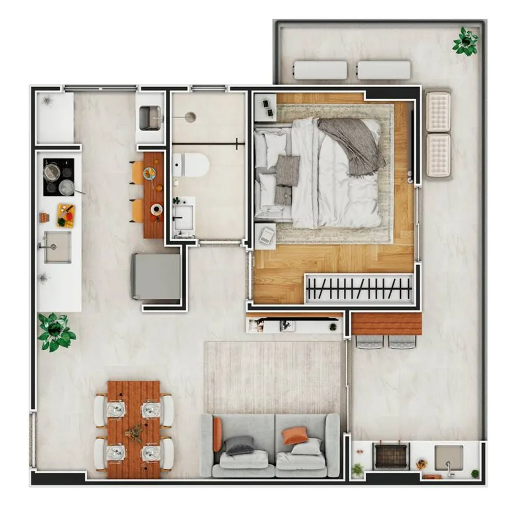 Apartamento, 2 quartos, 48 m² - Foto 16