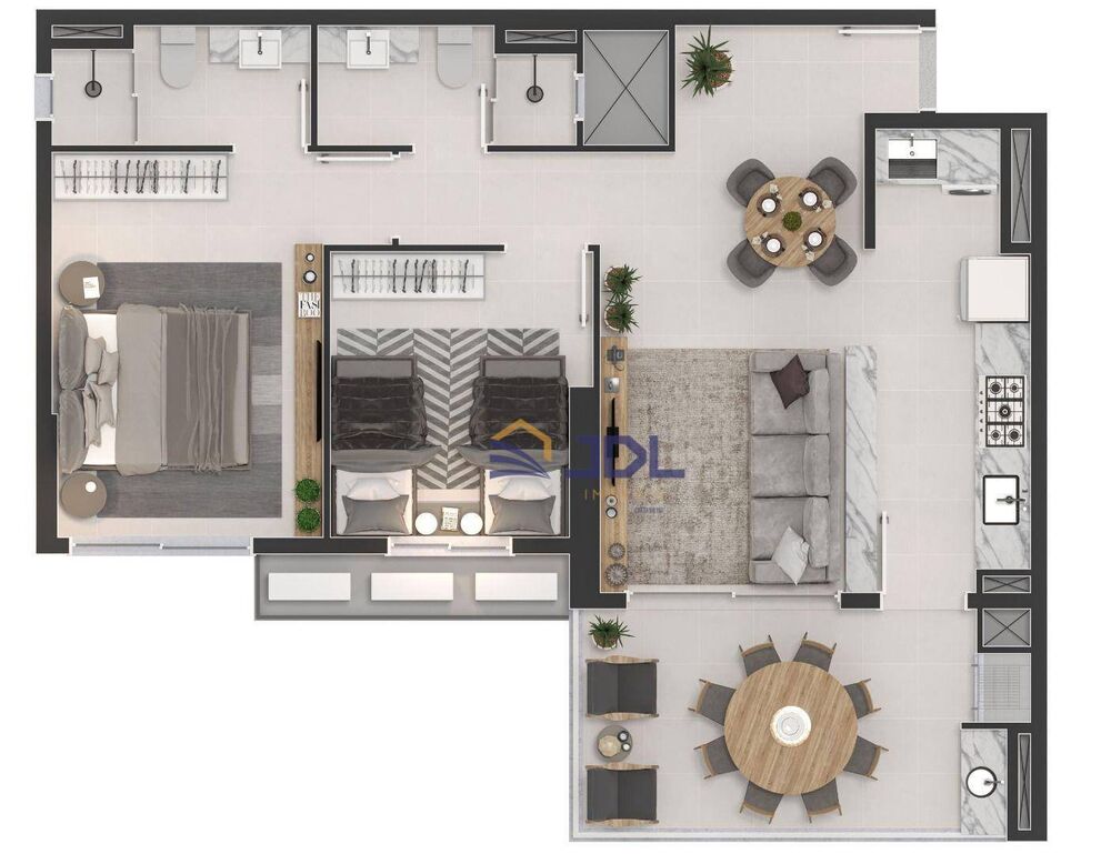 Apartamento, 2 quartos, 82 m² - Foto 13