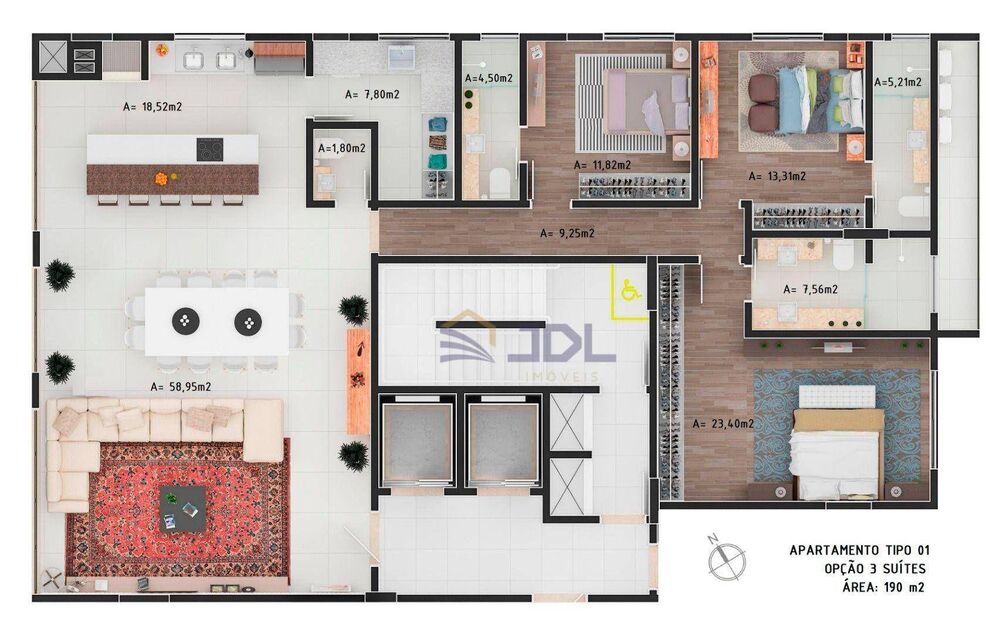 Apartamento, 3 quartos, 170 m² - Foto 16