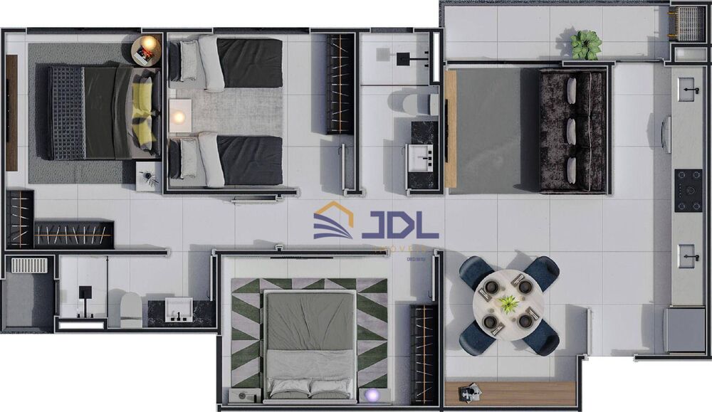 Apartamento, 2 quartos, 60 m² - Foto 13