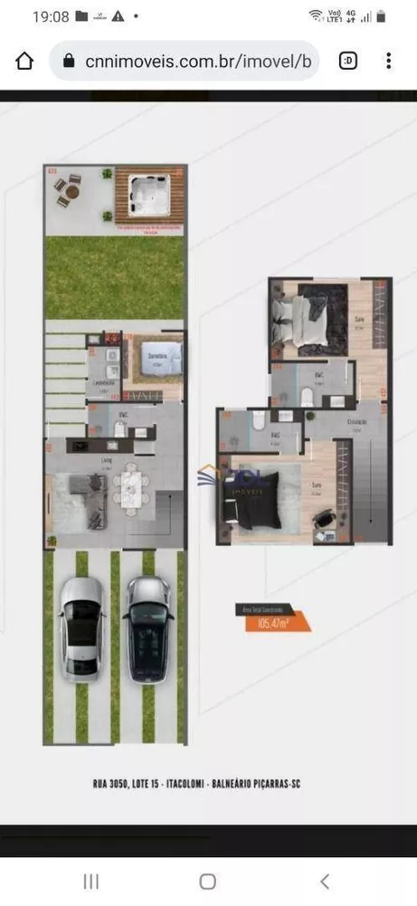 Sobrado, 3 quartos, 105 m² - Foto 5