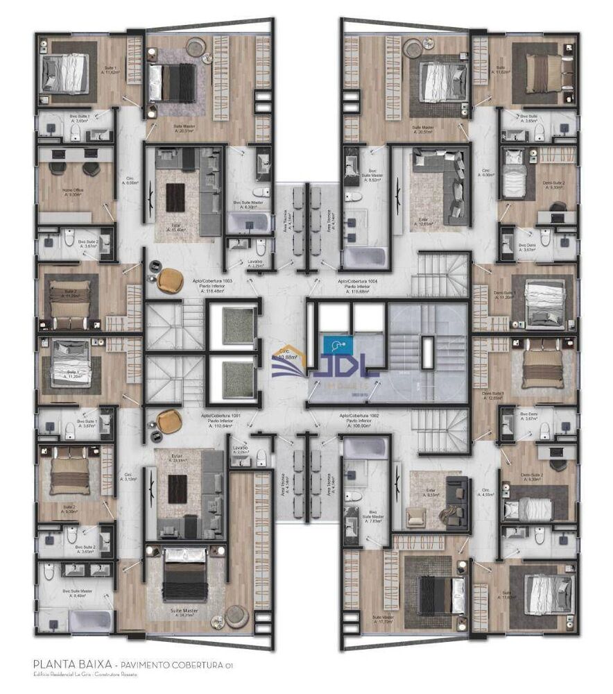 Cobertura, 4 quartos, 231 m² - Foto 2