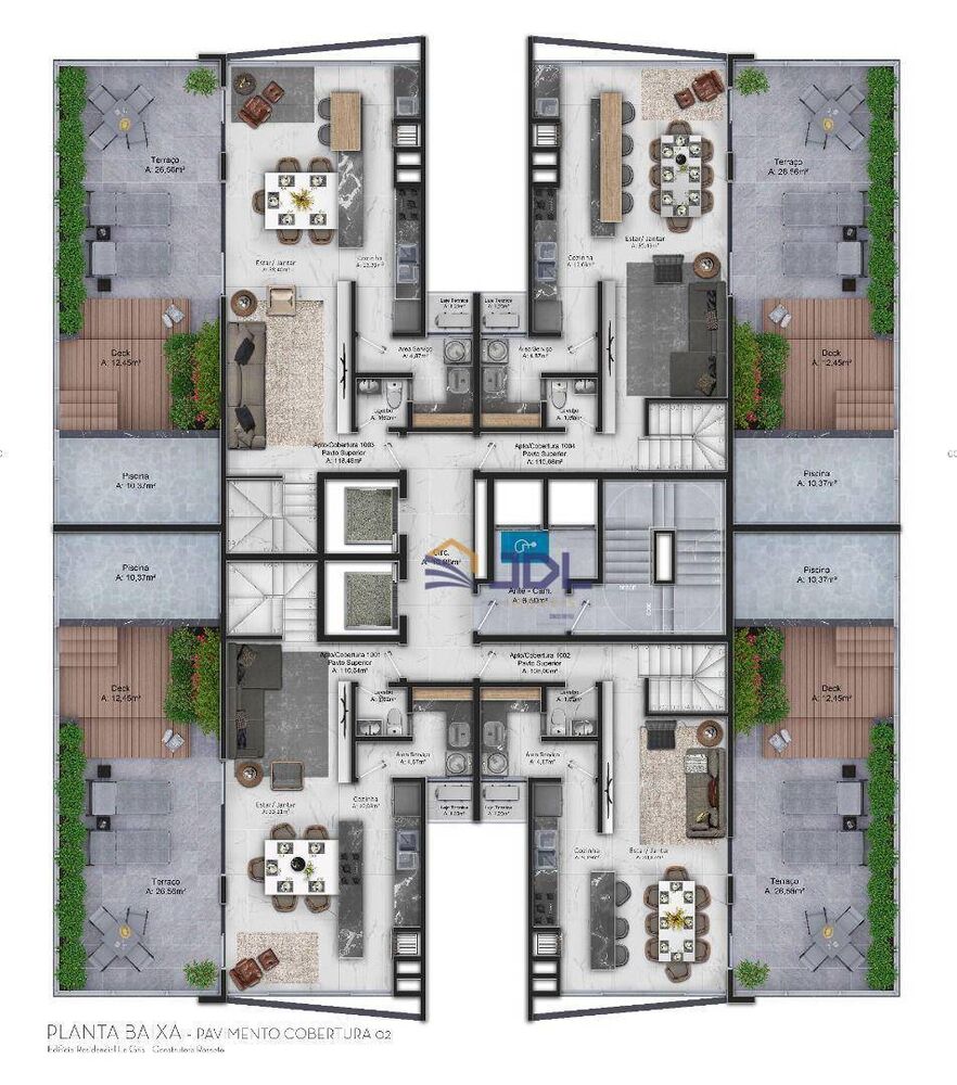 Cobertura, 4 quartos, 231 m² - Foto 3