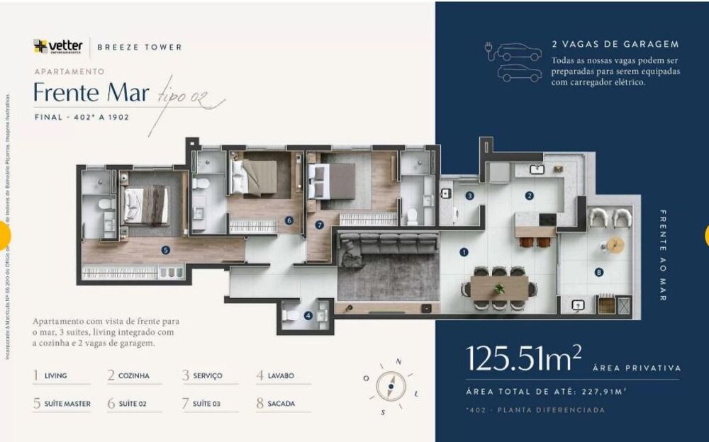 Apartamento, 3 quartos, 125 m² - Foto 7