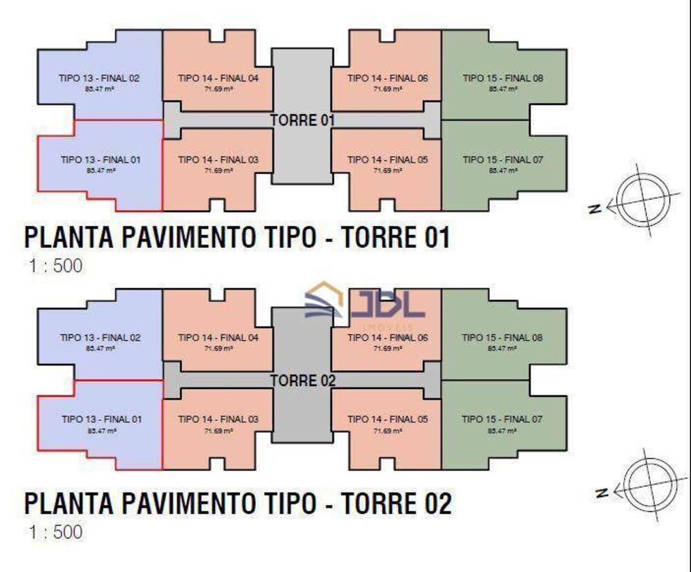 Apartamento, 2 quartos, 71 m² - Foto 1