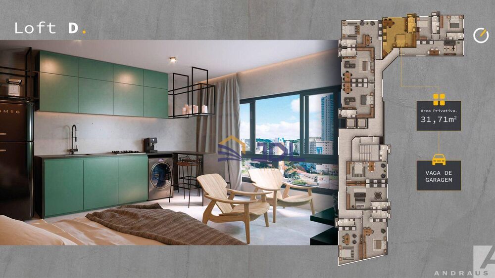 Apartamento, 1 quarto, 31 m² - Foto 10