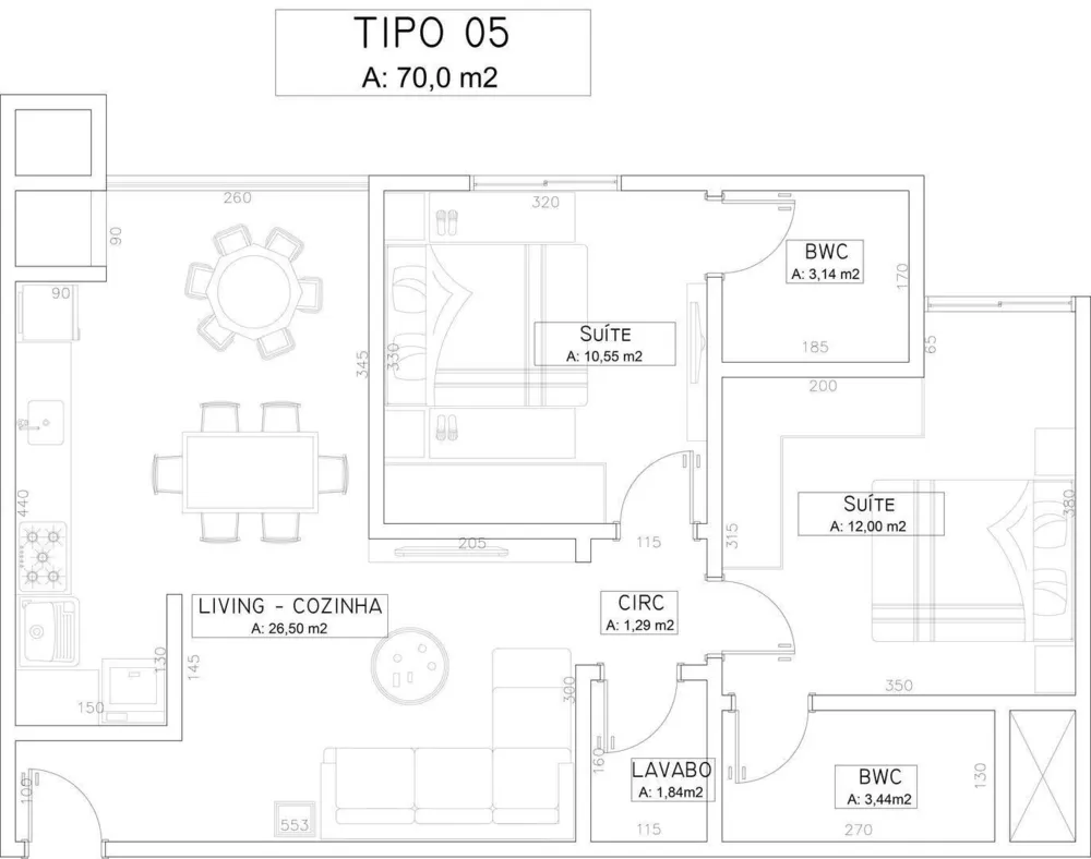 Apartamento, 3 quartos, 70 m² - Foto 5