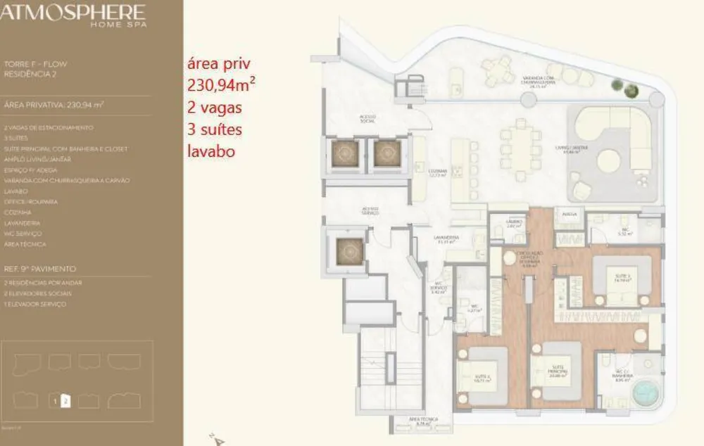 Apartamento, 4 quartos, 329 m² - Foto 5