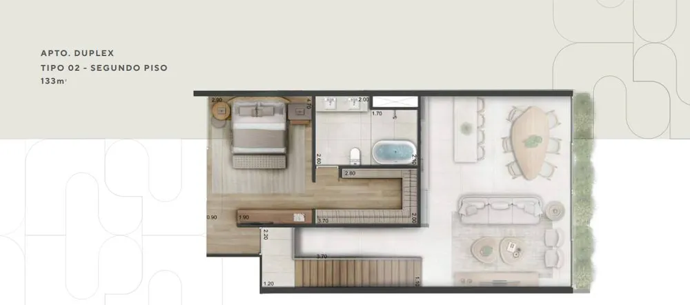 Apartamento, 2 quartos, 133 m² - Foto 6