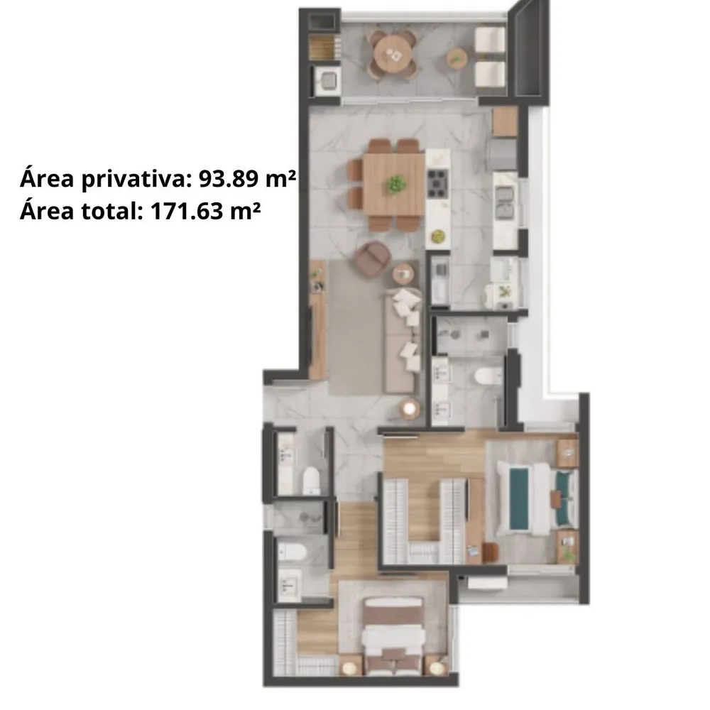 Apartamento, 2 quartos, 93 m² - Foto 5