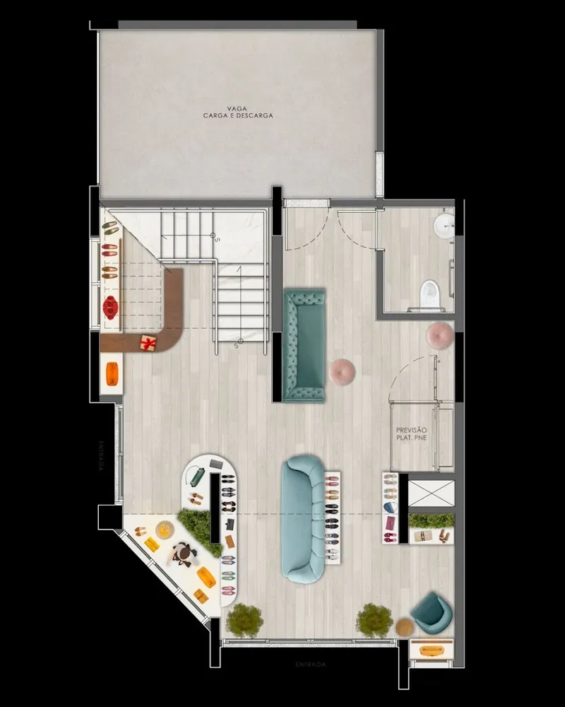 Loja-Salão, 149 m² - Foto 3