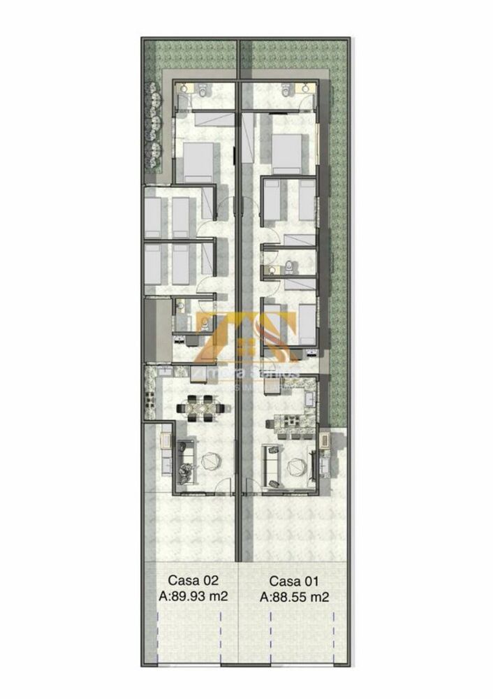 Casa à venda com 3 quartos, 90m² - Foto 9