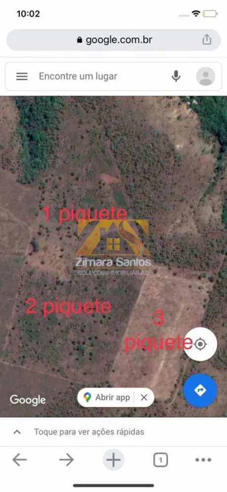 Sítio, 3 quartos, 97 hectares - Foto 1