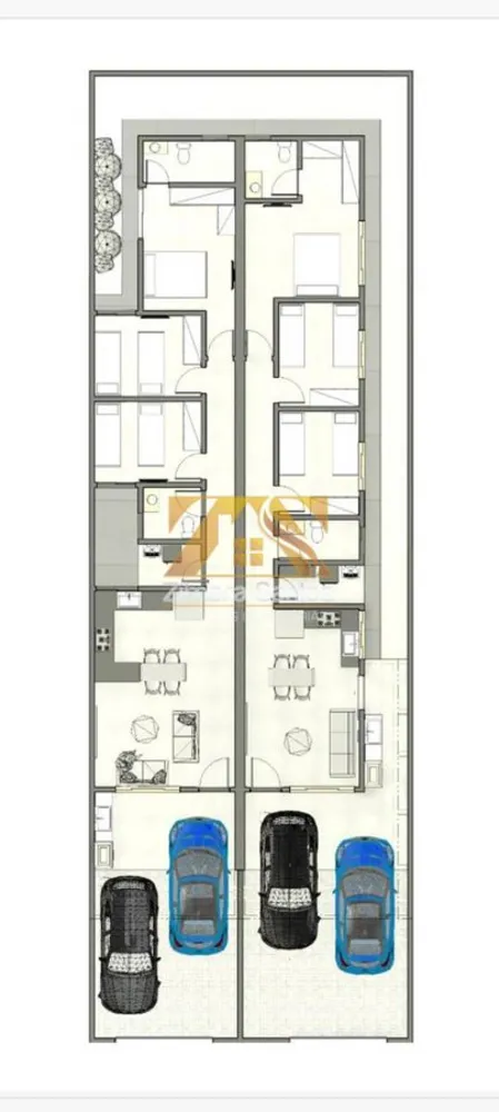 Casa, 3 quartos, 93 m² - Foto 2
