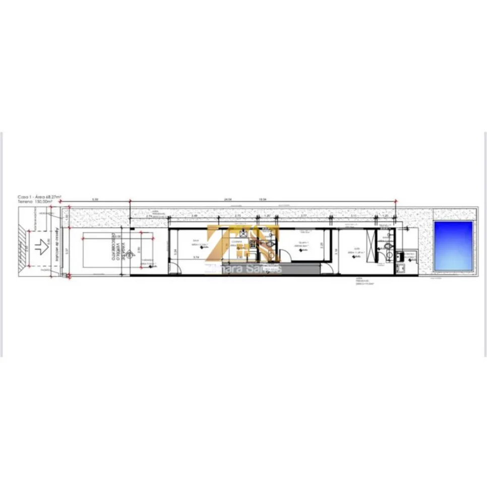 Casa, 2 quartos, 68 m² - Foto 6