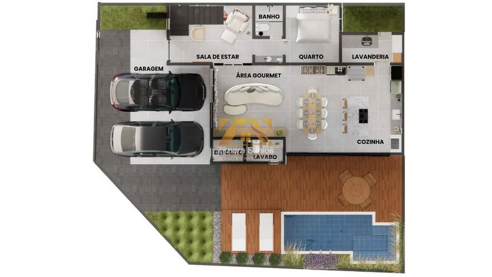 Sobrado, 4 quartos, 220 m² - Foto 1