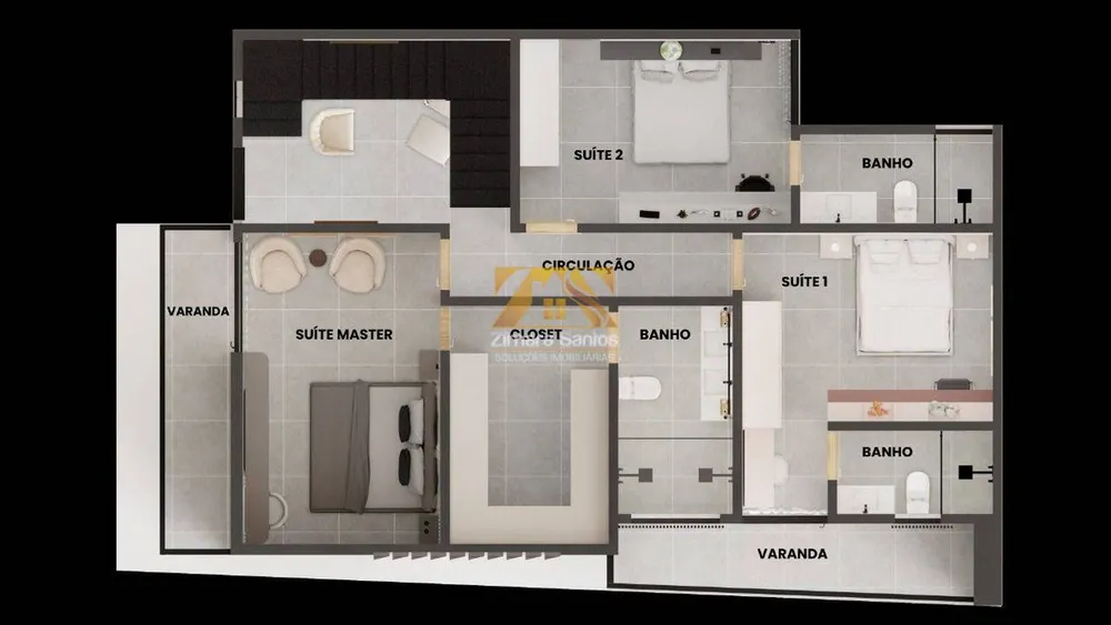 Sobrado, 4 quartos, 220 m² - Foto 8