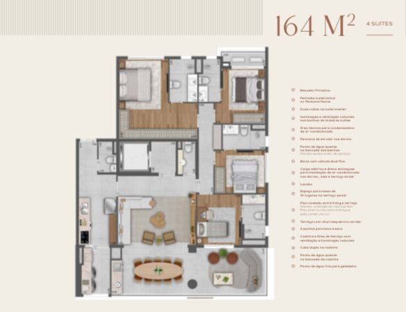 Apartamento, 4 quartos, 164 m² - Foto 8