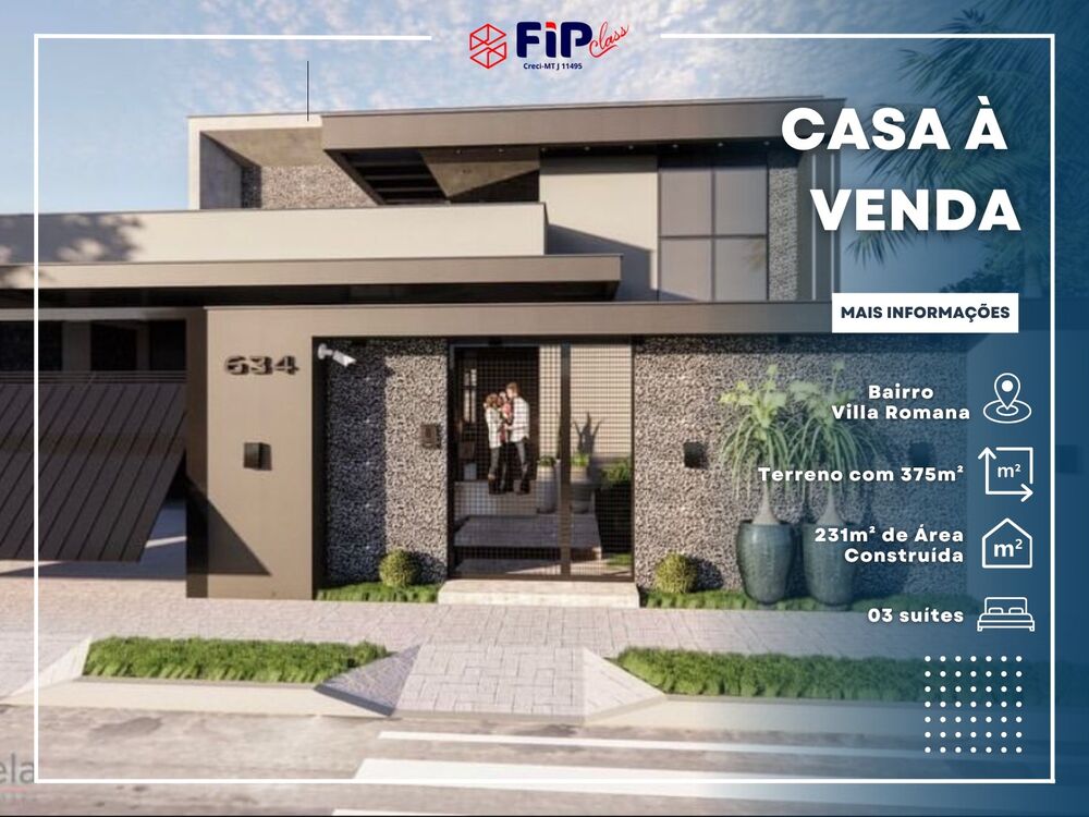 Casa, 3 quartos - Foto 1