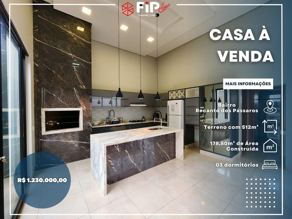 Casa à venda com 3 quartos - Foto 1